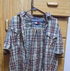 Vintage Plaid Button Up